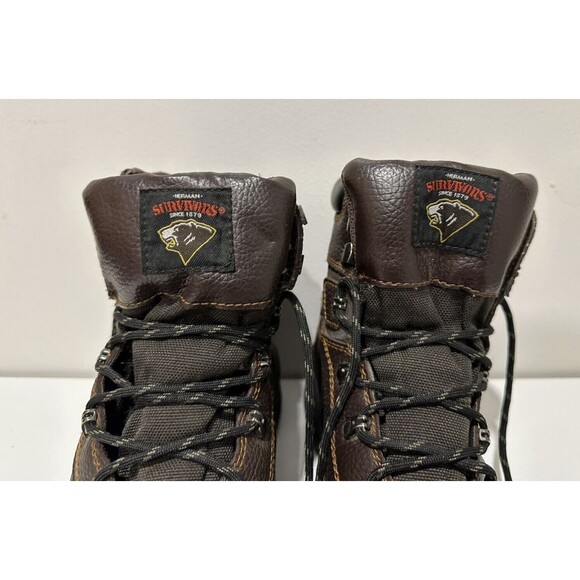 Herman Survivors Tracer men size 11 work waterproof steel toe brown leather boot